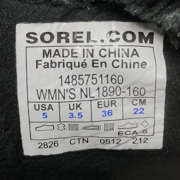 💙💛 Sorel Women's Slimpack Pac Boots Lace Up Leather - Picture 9 of 9